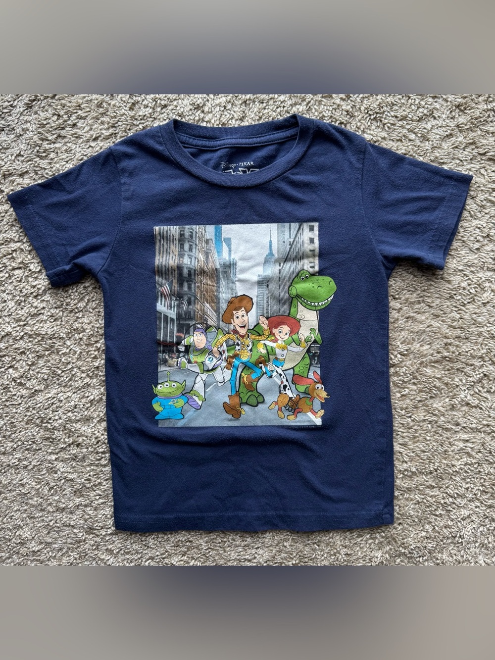 3T Disney Pixar Toy Story T-Shirt Navy Graphic Tee